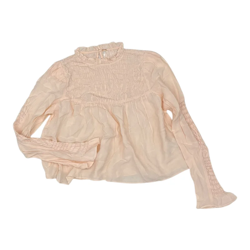 women's tops for those who want to add a touch of elegance and sophistication to their everyday wearTop Ls By Free People In Pink, Size:Xs