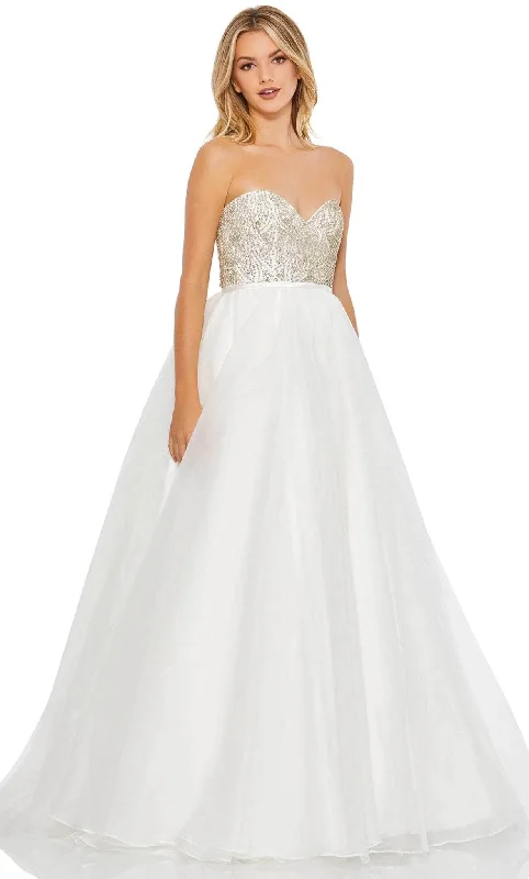 women's trendy dressesMac Duggal 67570 - Strapless Gown