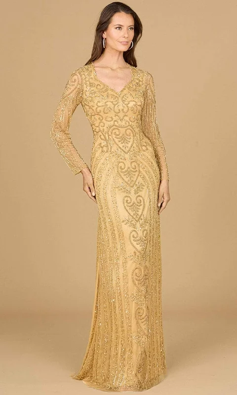 women's vacation dressesLara Dresses 29114 - Long Sleeve Gown