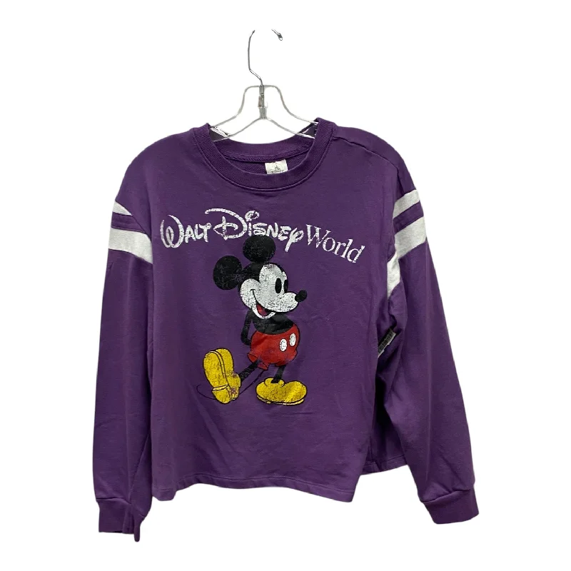 women's tops for date nightsTop Ls By Disney Store In Purple, Size:L