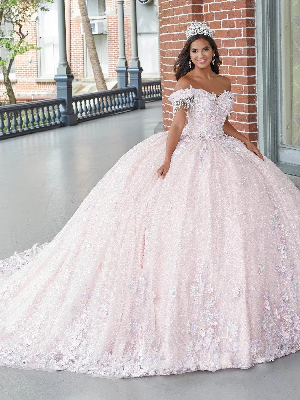 women's made-to-order dressesQuinceanera Collection - 26051 Off Shoulder Sleeves Ball Gowns