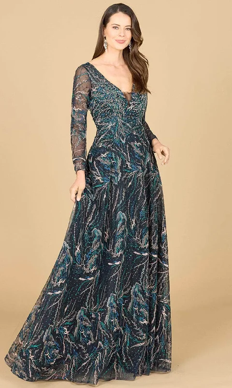 women's lightweight dressesLara Dresses 29153 - Long Sleeve Ballgown