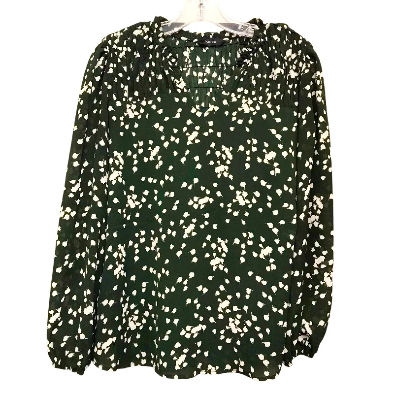 women's tops for those who want to create outfits that reflect their personal style and sense of fashionTop Ls By Dokotoo In Green & White, Size:S