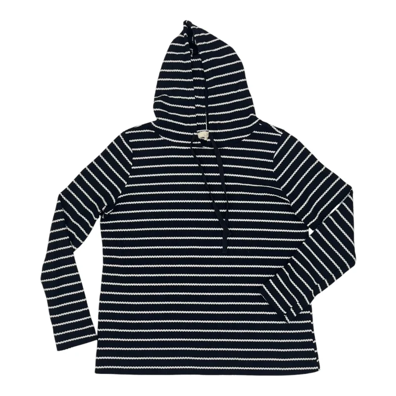 trendy women's topsTop Ls By Loft In Navy, Size:L