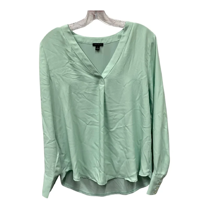 women's tops for those who want to stay cool and chic during warmer weatherTop Ls By Ann Taylor In Green, Size:M