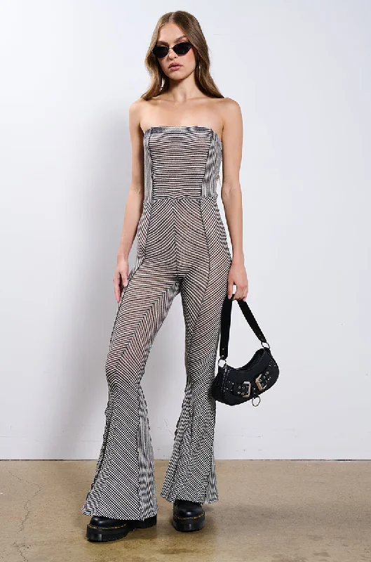 women's jumpsuits for apple-shaped bodiesWAYS TO GO STRIPE KNIT JUMPSUIT