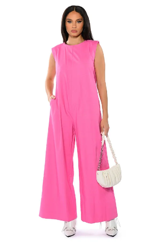 women's jumpsuits with long sleevesPAINT THE TOWN WIDE LEG JUMPSUIT