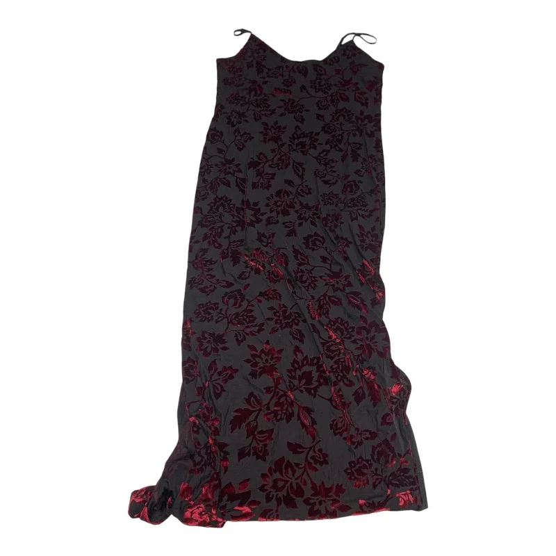 women's casual Friday dressesDress Party Midi By Forever 21 In Black & Red, Size: Xl