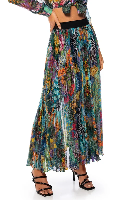 women's chiffon maxi skirtsKERRIE SHEER MAXI SKIRT