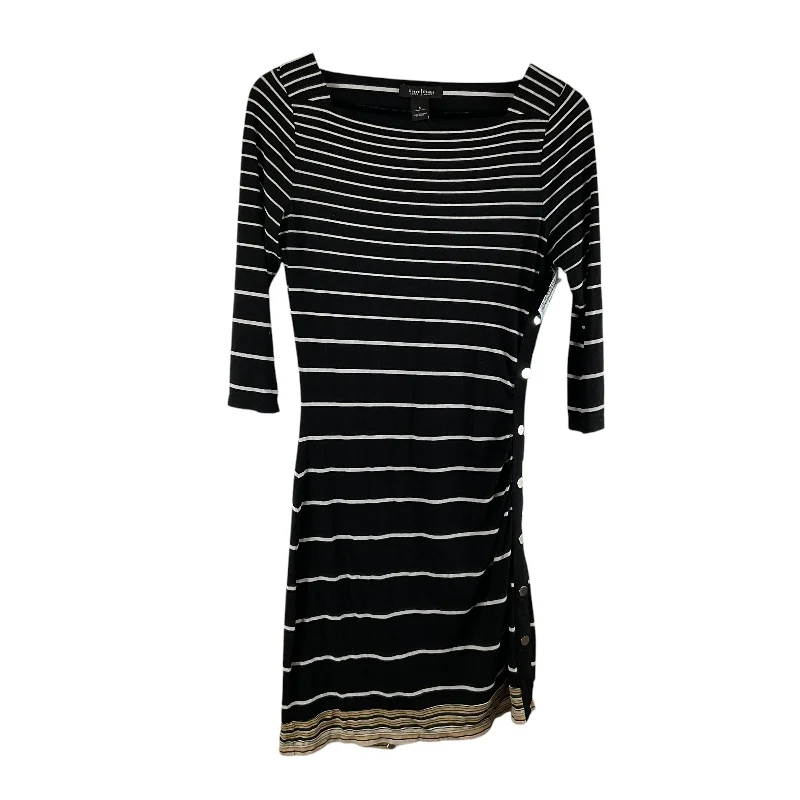 women's striped dressesDress Casual Midi By White House Black Market In Black, Size: S