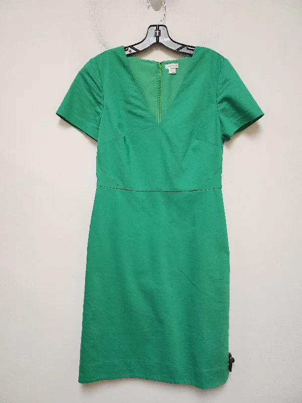 women's smart casual dressesDress Casual Midi By J. Crew In Green, Size: M