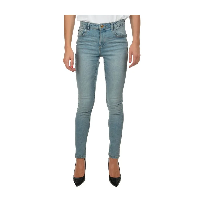 women's high-waisted denim jeansYes Zee  Cotton Women Skinny Women's Jean