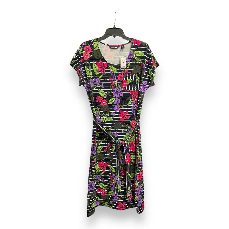 women's A-line dressesDress Casual Midi By Lands End In Multi-colored, Size: S