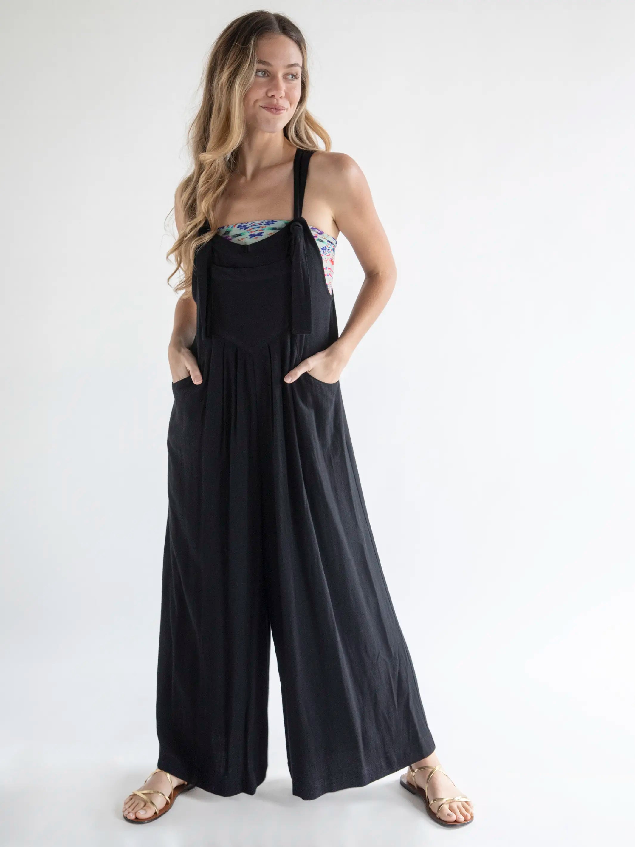 women's jumpsuits for formal eventsCarrington Jumpsuit - Black