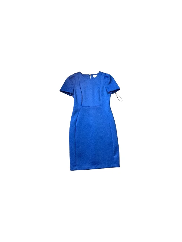 women's tall dressesDress Casual Midi By Calvin Klein In Blue, Size: 10