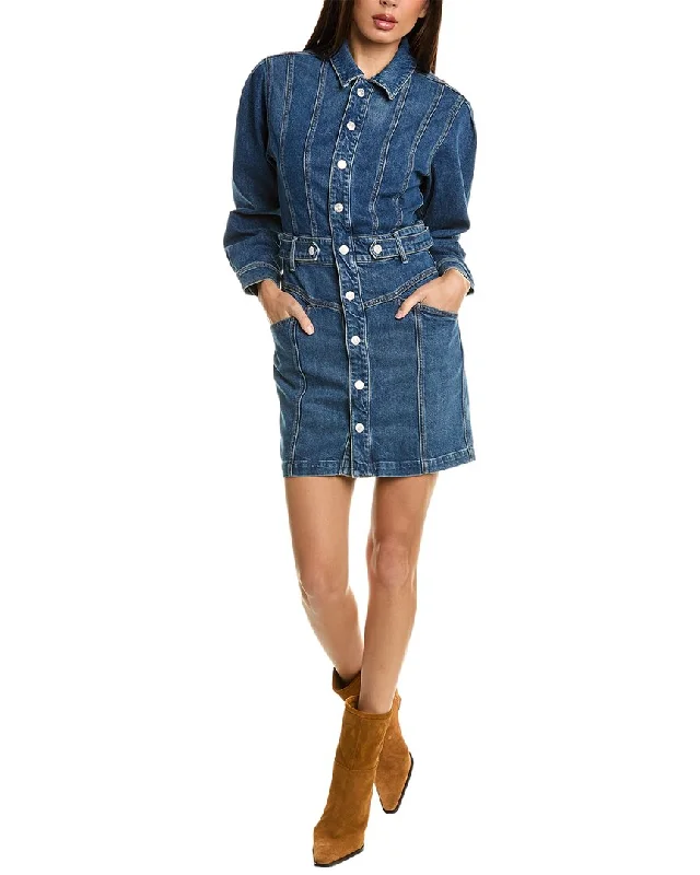 women's unique dressesMOTHER Denim The Batwing Cinch Mini Dress