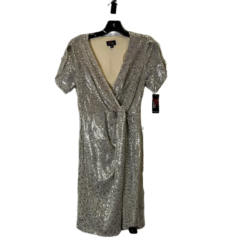 women's statement dressesDress Party Midi By John Meyer In Silver, Size: 6