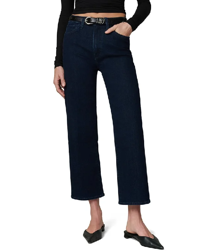 women's dark denim jeansJOE'S Jeans The Blake Don't Worry Cropped Wide Leg Jean